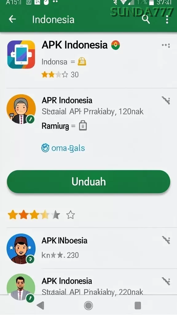 Cuplikan layar EVENTS — pengaturan akun