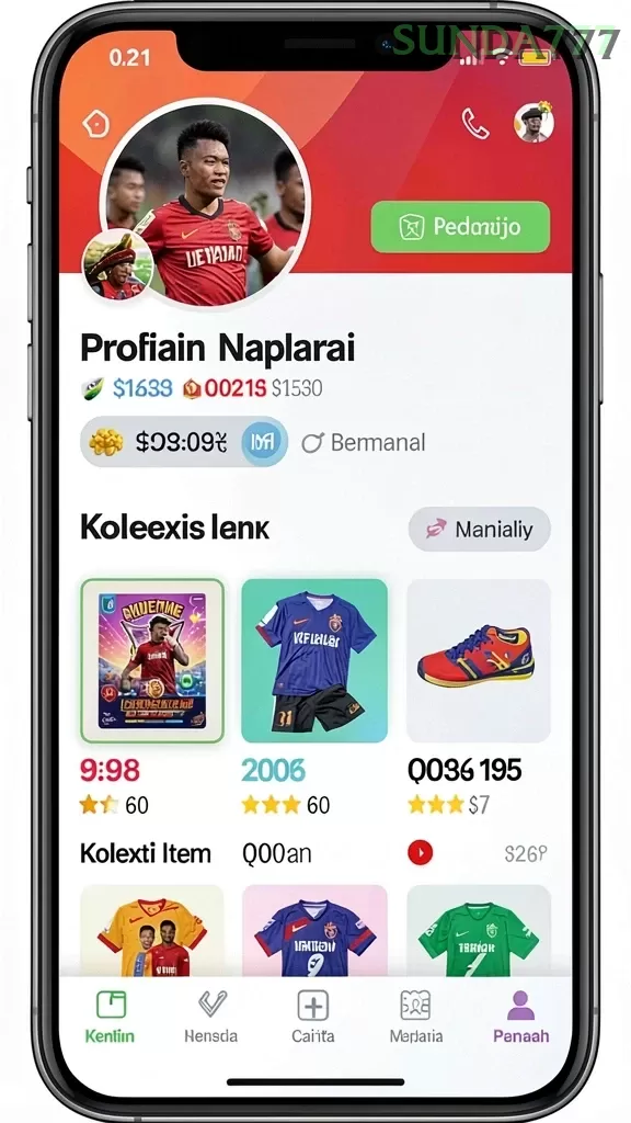 Cuplikan layar JVS88 — aktivitas